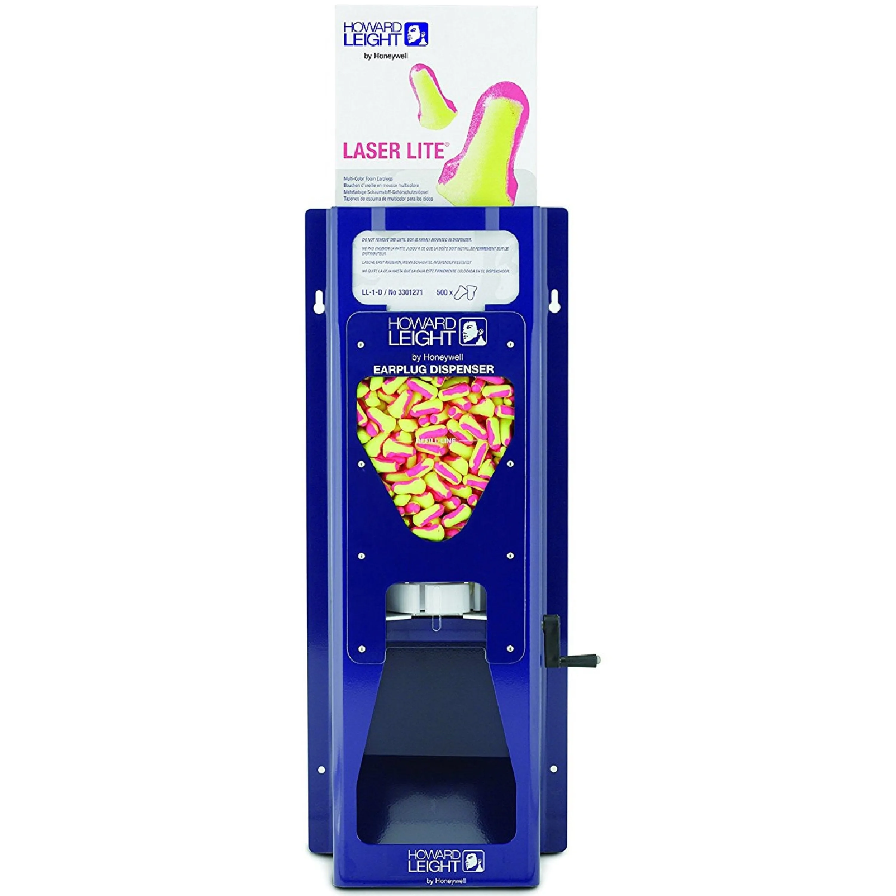 Howard Leight LS-500 Leight Source 500 Earplug Dispenser, Blue