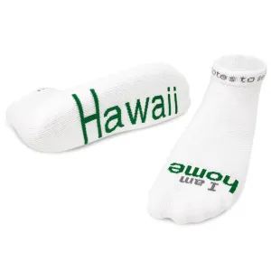 I am home® - Hawaii white low-cut socks