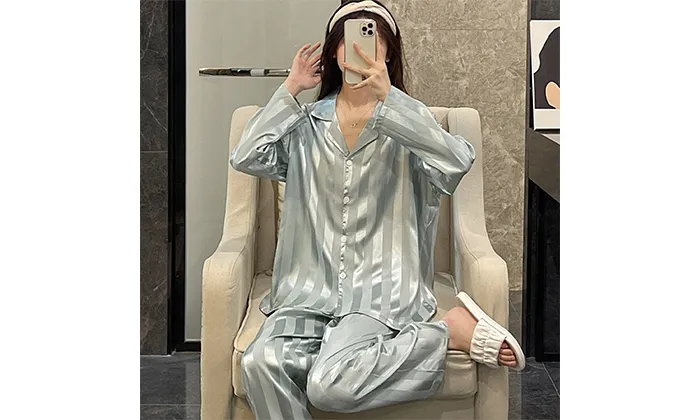 Ice Silk home Sleep Pajamas
