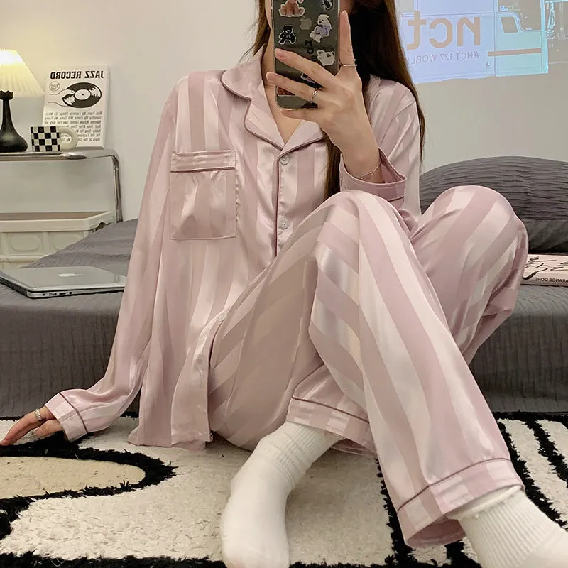 Ice Silk home Sleep Pajamas