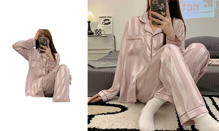 Ice Silk home Sleep Pajamas