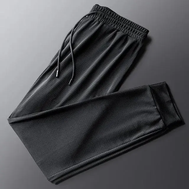 Ice Silk Mesh Sweatpants