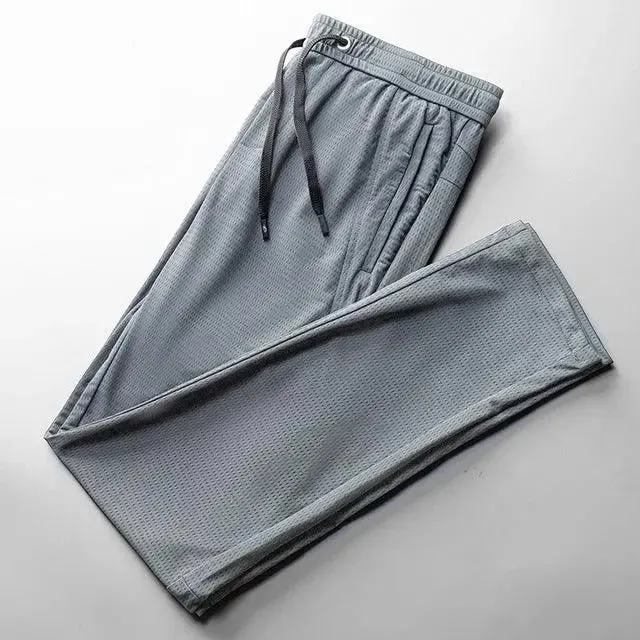 Ice Silk Mesh Sweatpants