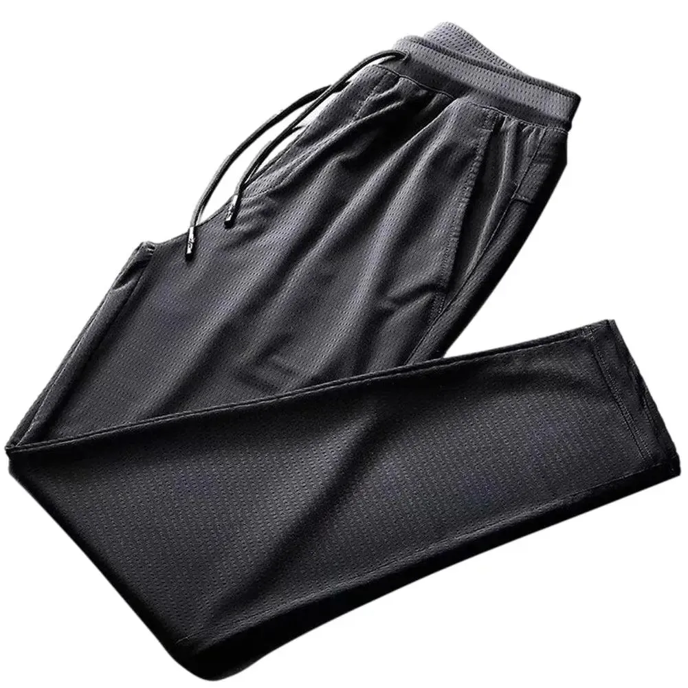 Ice Silk Mesh Sweatpants