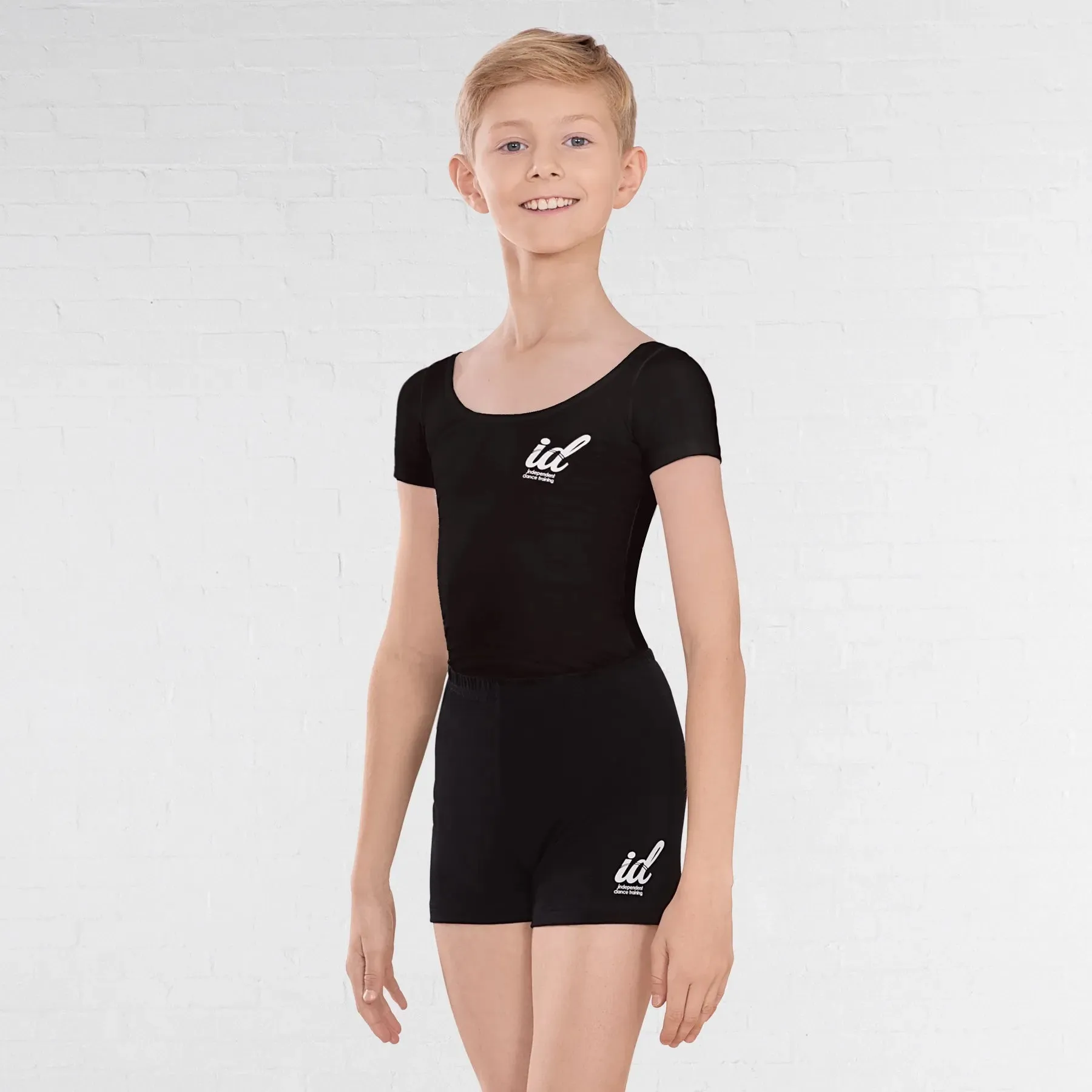 IDT Male Ballet Short Sleeved Scoop Neck Leotard