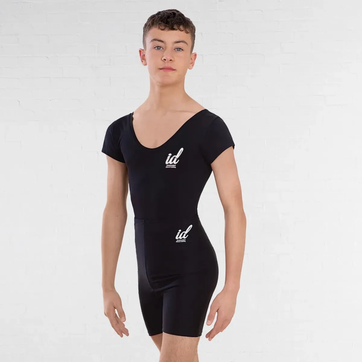 IDT Male Ballet Short Sleeved Scoop Neck Leotard