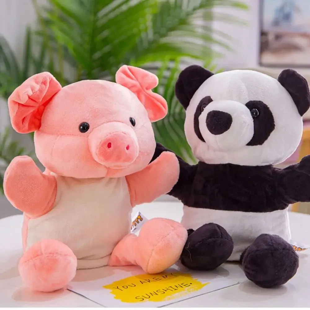 Interactive Panda Plush Hand Puppet - Fun Learning Toy for Kids' Storytime