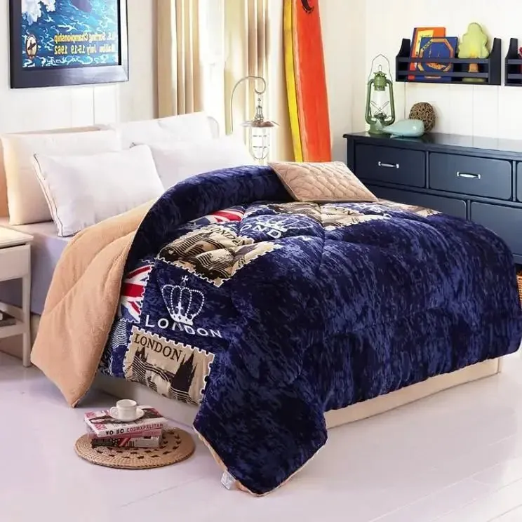 Inuit Thickened Warm Berber Fleece Winter Quilt