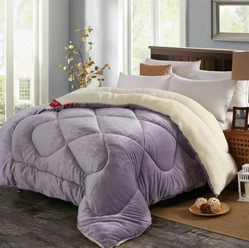 Inuit Thickened Warm Berber Fleece Winter Quilt