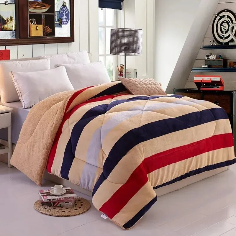 Inuit Thickened Warm Berber Fleece Winter Quilt