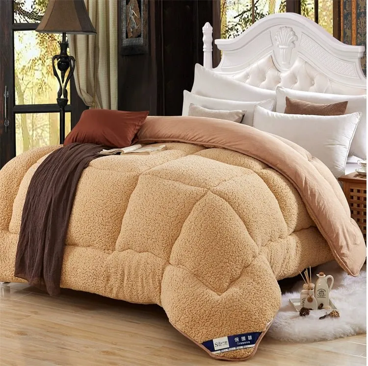 Inuit Thickened Warm Berber Fleece Winter Quilt