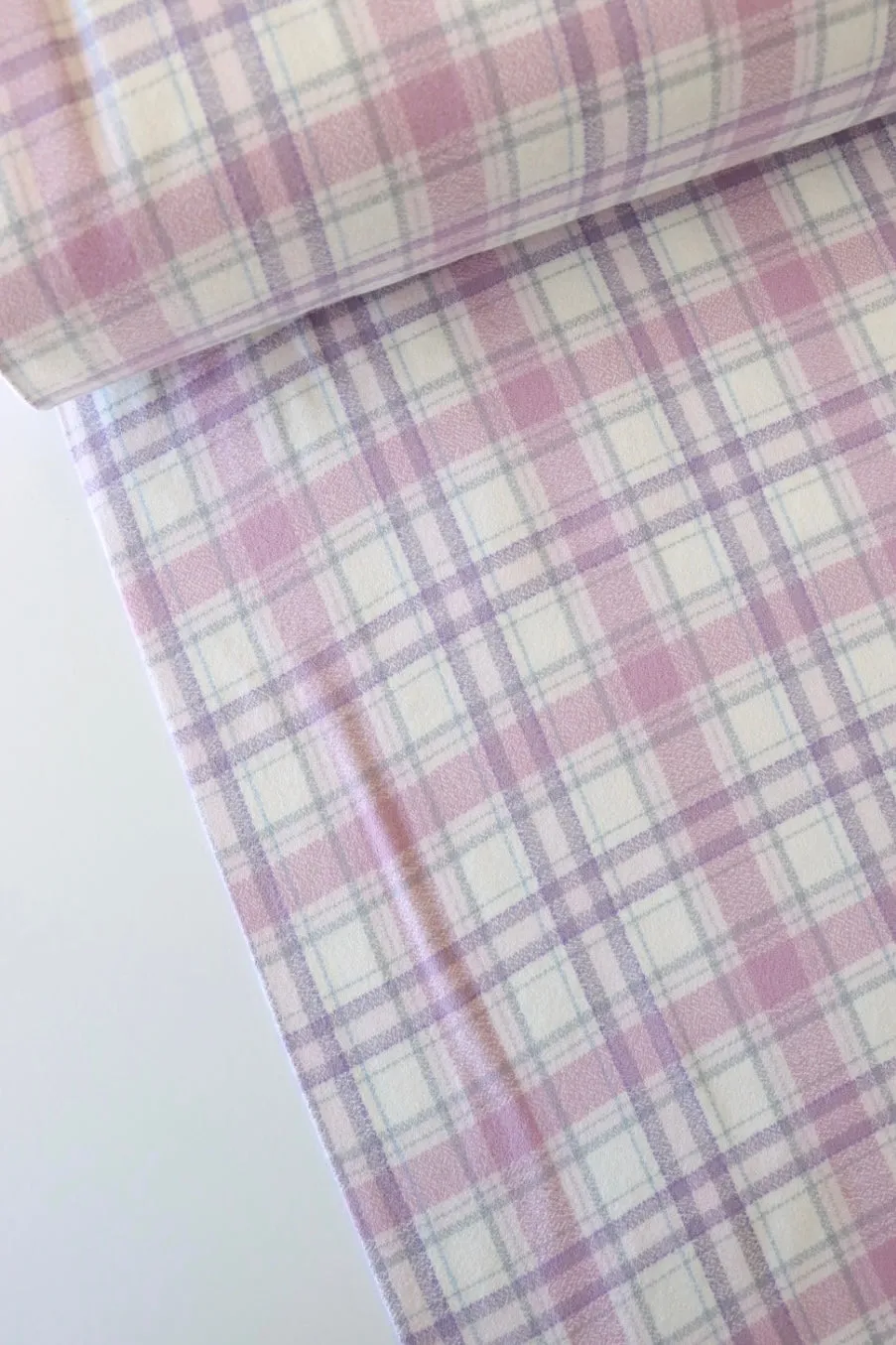 Ivory/Blush/Lavender Plaid | Mammoth Flannel | Robert Kaufman