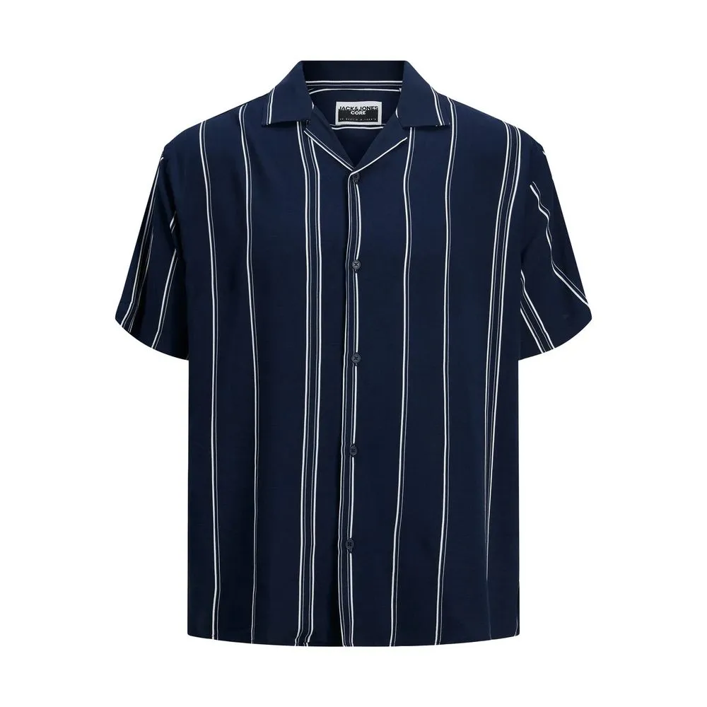 Jack Jones Blue Viscose Shirt