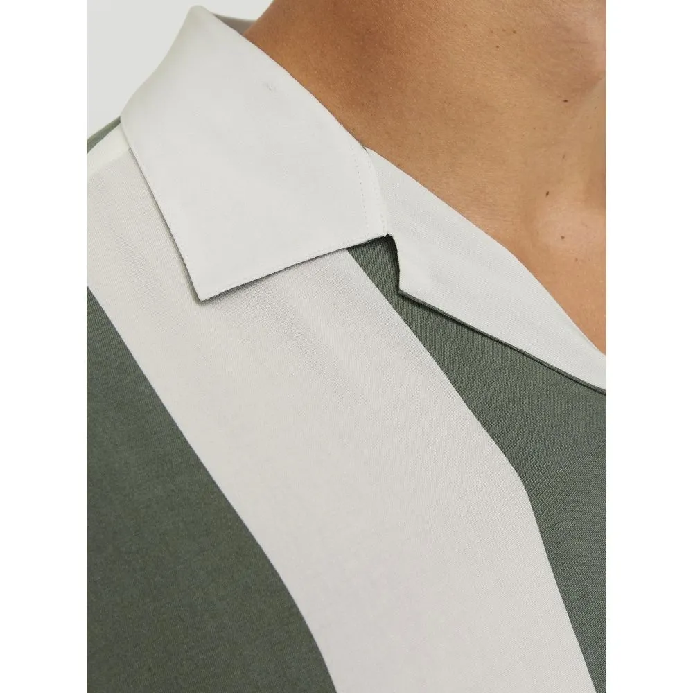 Jack Jones Green Viscose Shirt