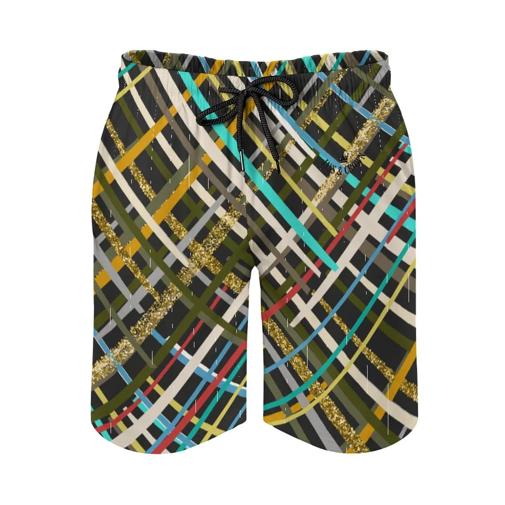 #jc7 JAXS N CROWN Men's casual beach shorts