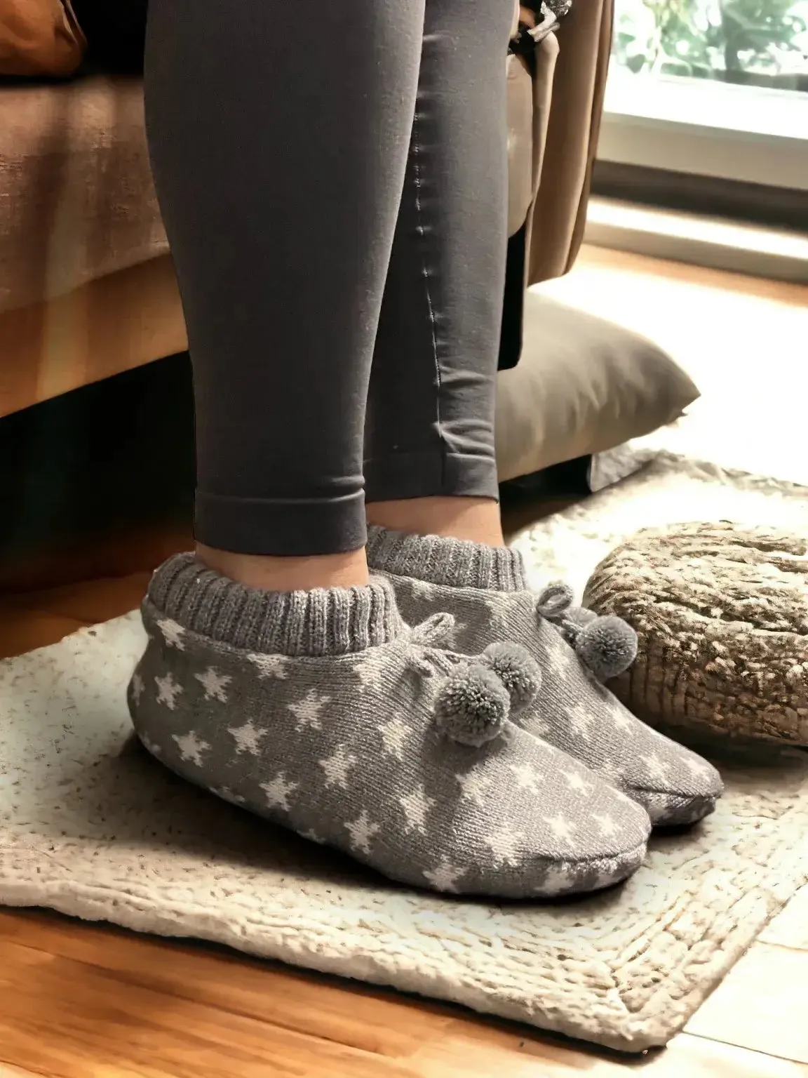 Jess & Lou - Shining Stars Super Cosy Slippers