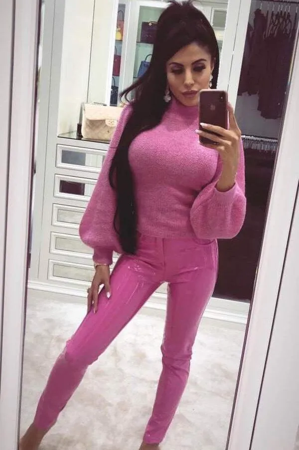Jessica Bara Stan Latex Pants