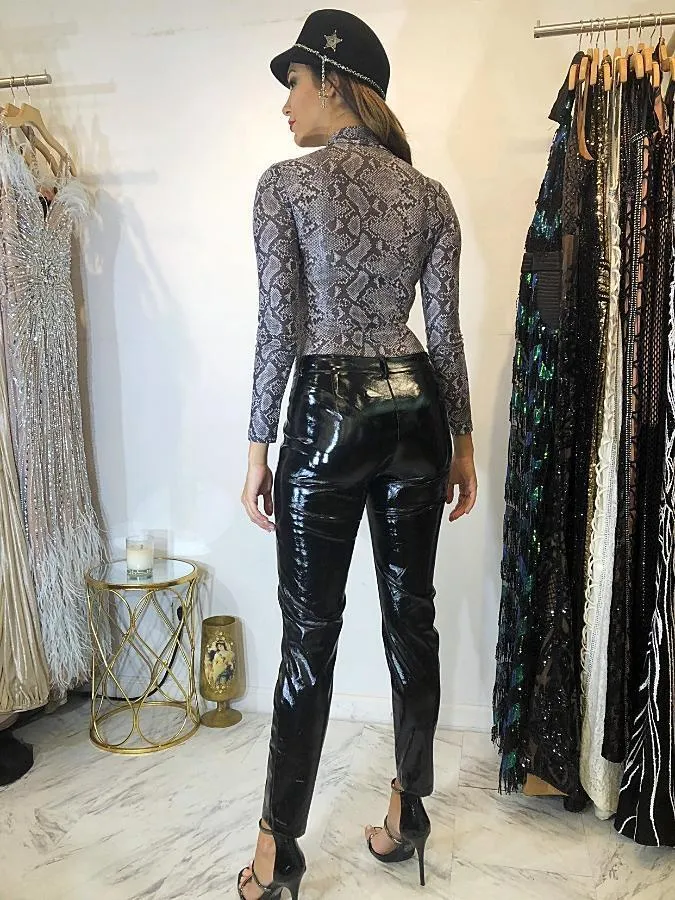 Jessica Bara Stan Latex Pants