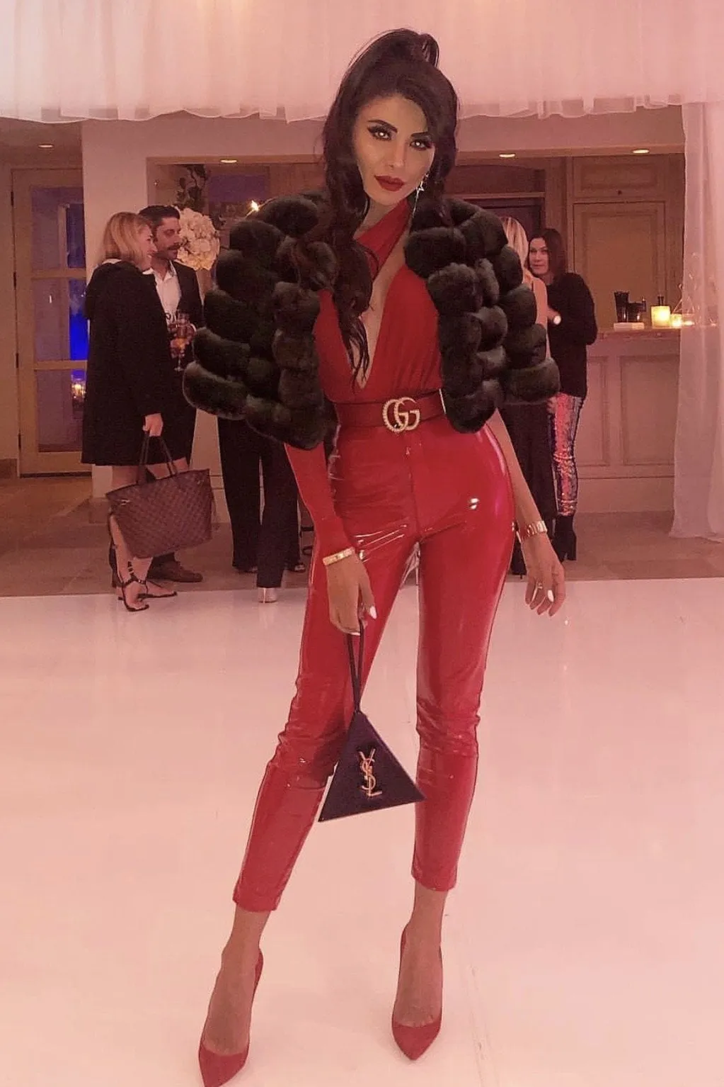 Jessica Bara Stan Latex Pants