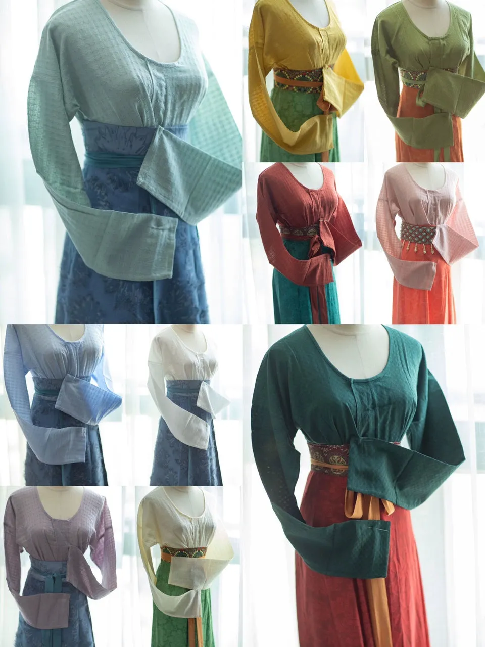 Jiang 姜 Ginger Tang Dynasty Various Pure Cotton Chuiling Shirt