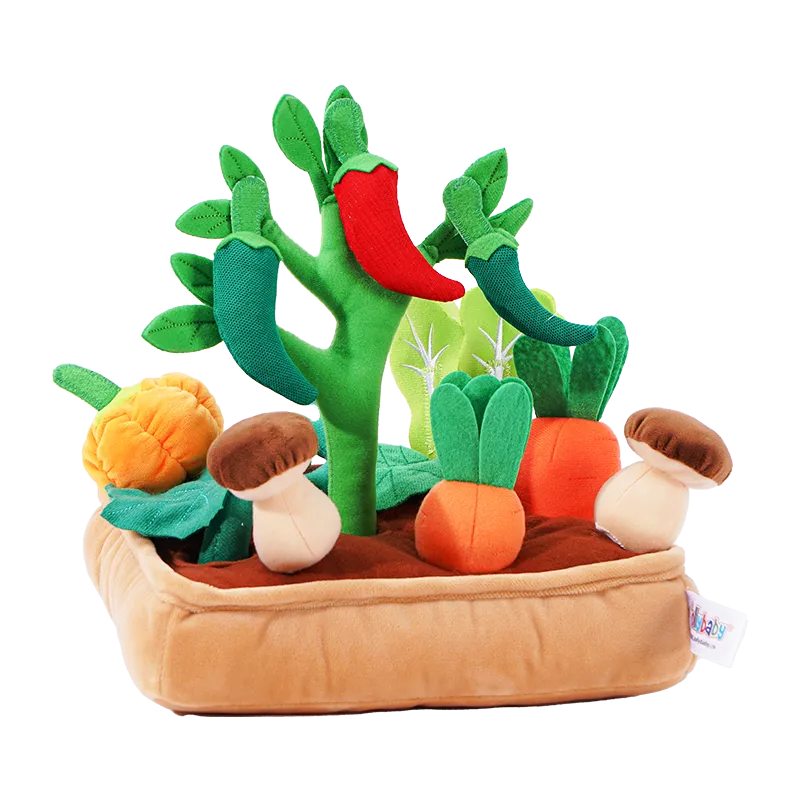 Jollybaby Plush Growing Vegetables Toy Set