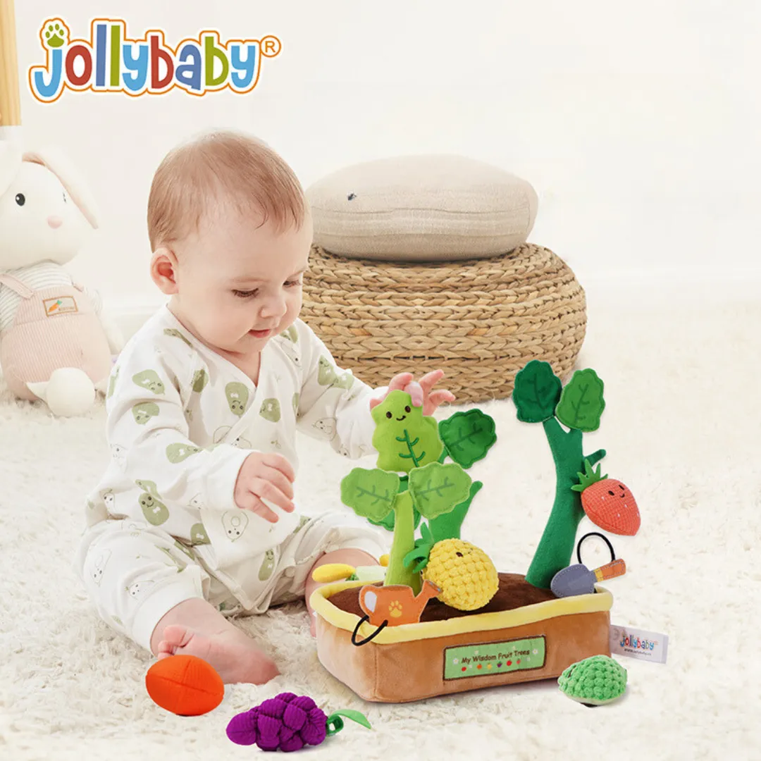 Jollybaby Plush Growing Vegetables Toy Set