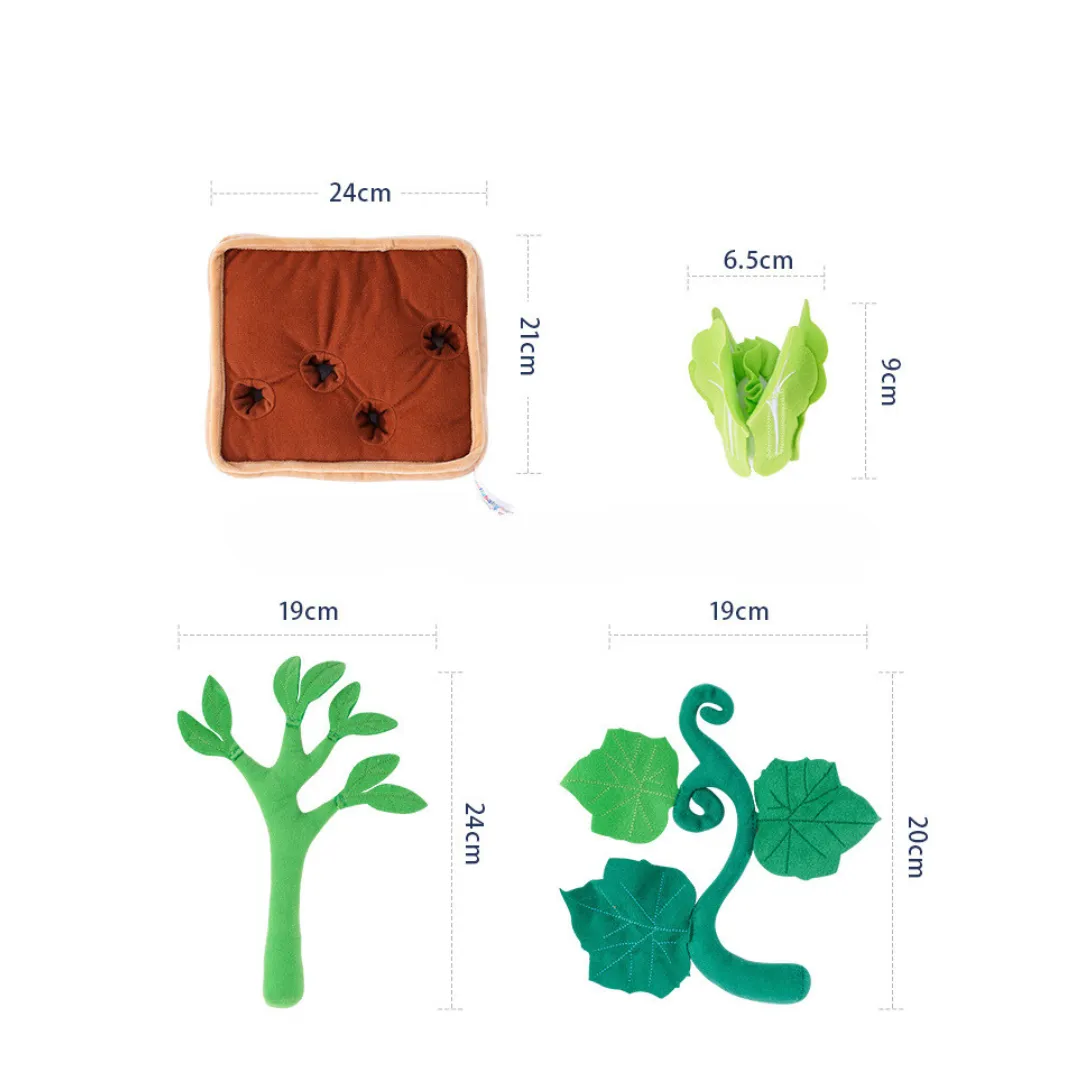 Jollybaby Plush Growing Vegetables Toy Set