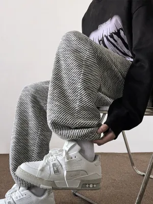 jpq Stripes Drawstring Sweatpants