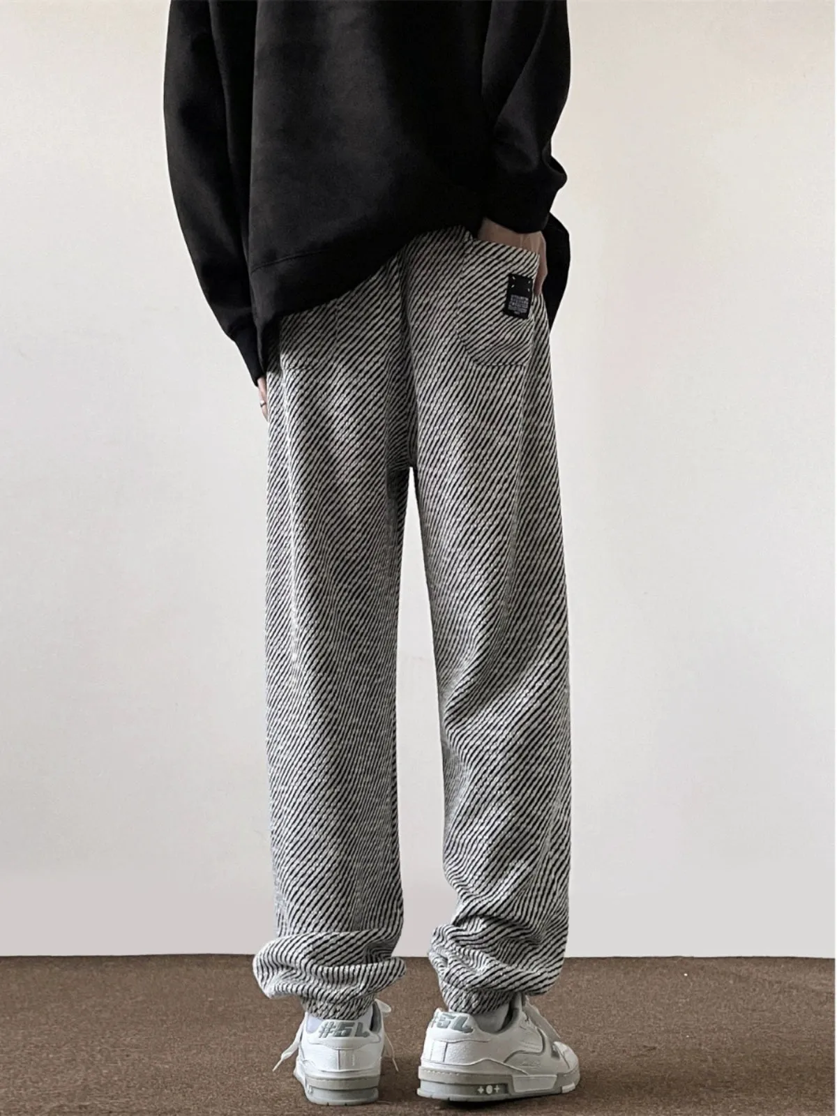 jpq Stripes Drawstring Sweatpants