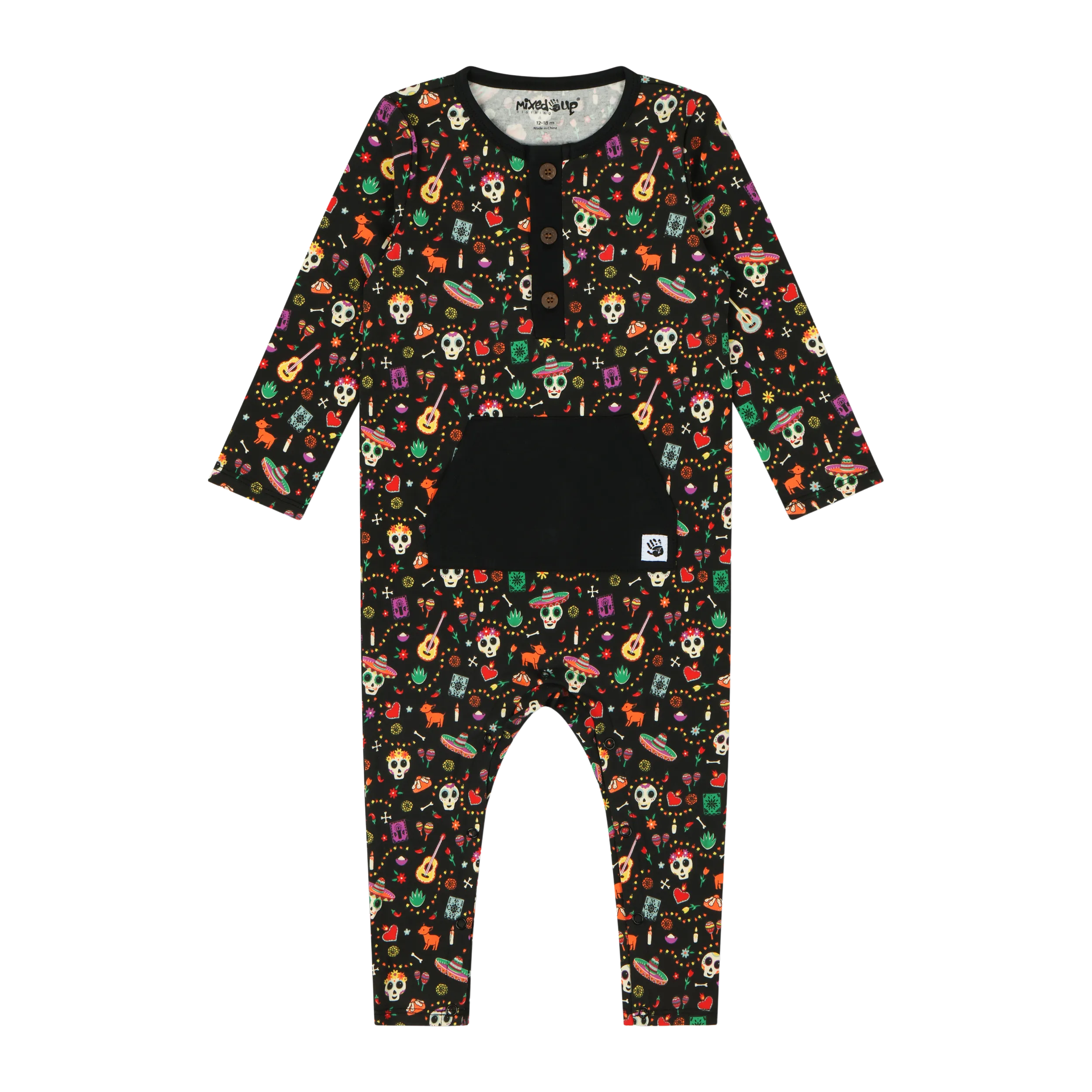 Kangaroo Pocket Jumpsuit - Los Muertos