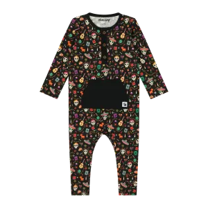 Kangaroo Pocket Jumpsuit - Los Muertos