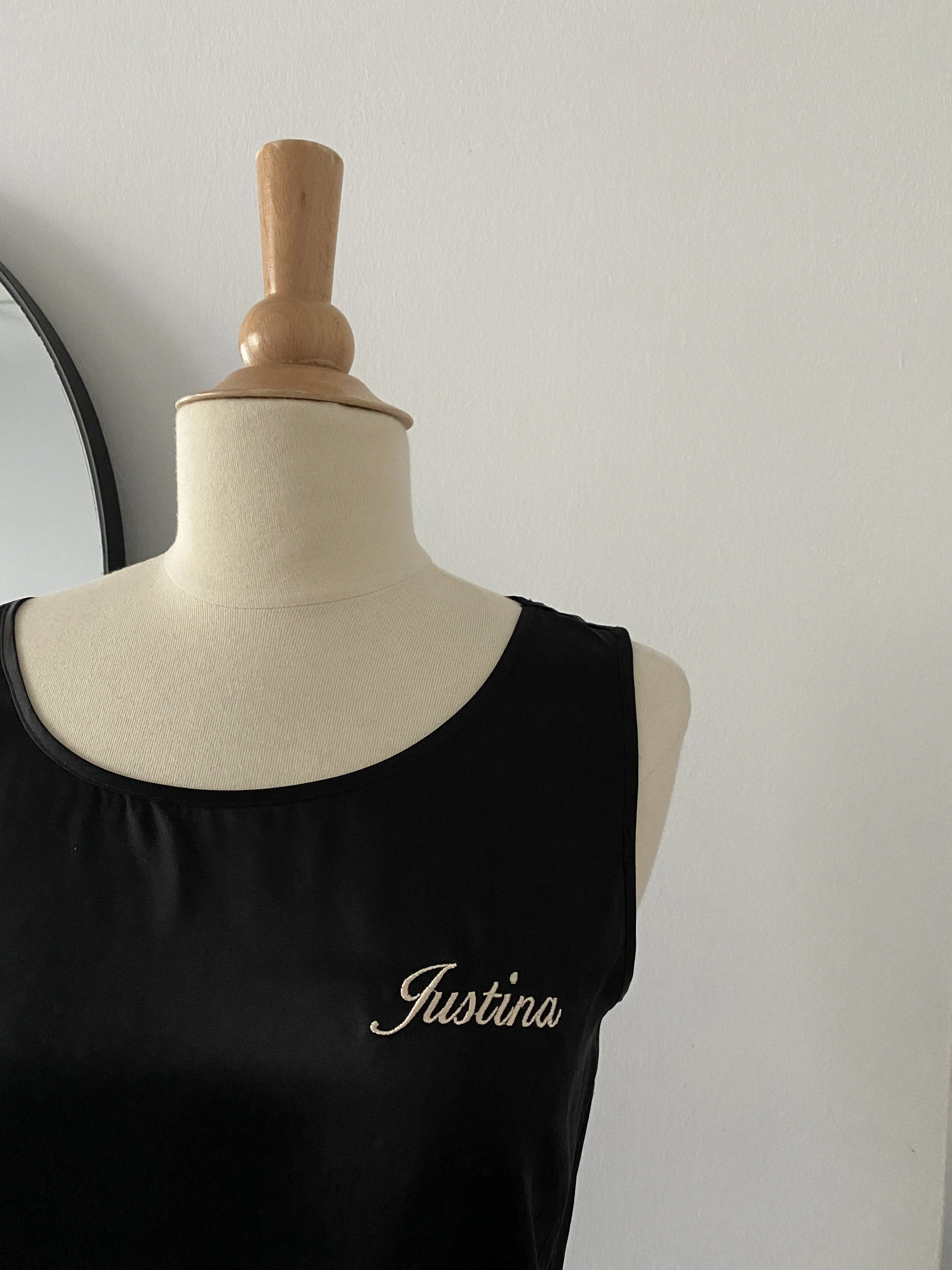 Keira Pure Silk Sleeveless Pyjamas Set | Black