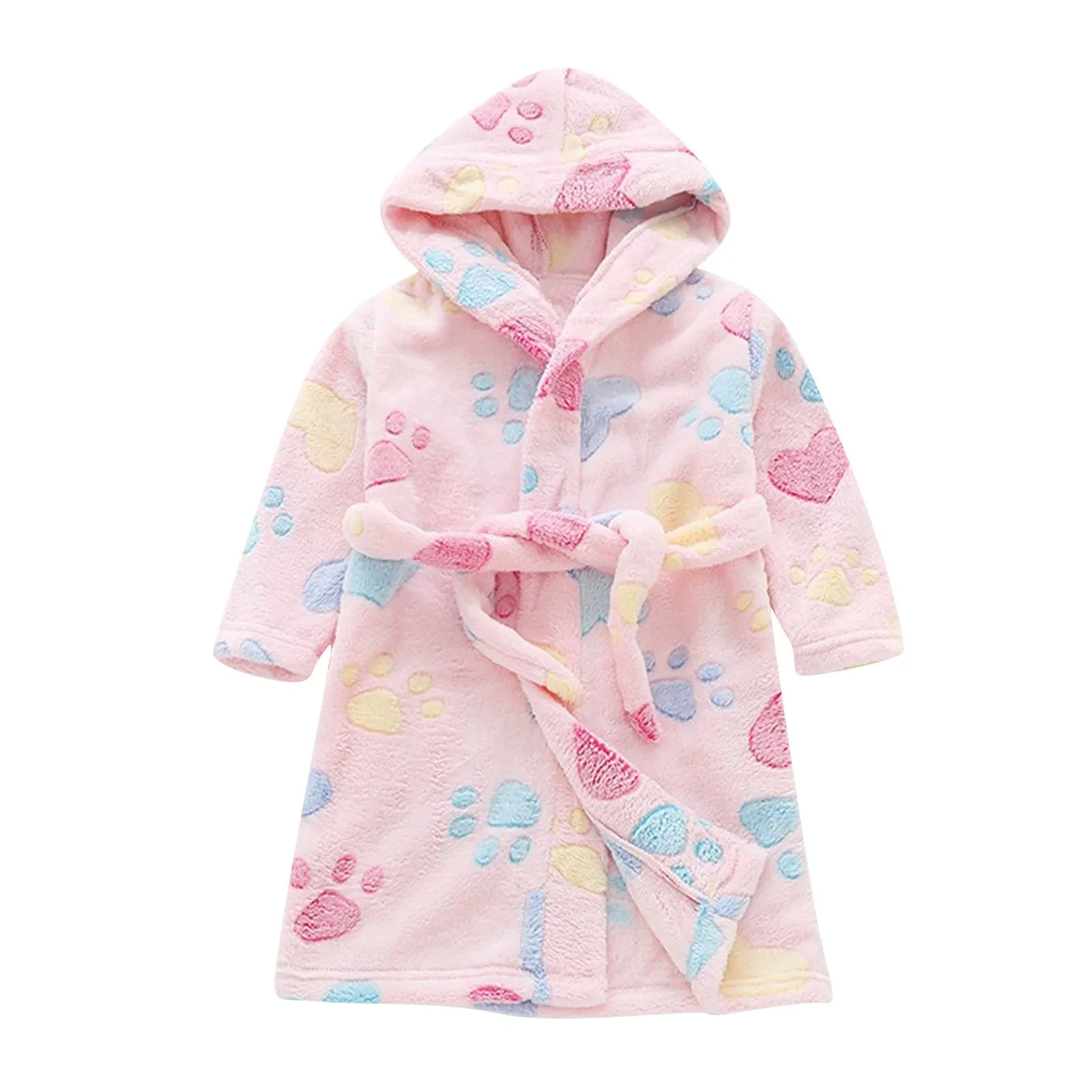 Kids Boys Girls Warm Cartoon Bathrobes/Sleepwear