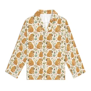 Kids Capybara Friends 2 Pc. Pajama Set, Unisex