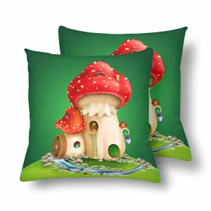 Kids Cartoon themed Pillow Cases printed with  Cartoon magic mushroom