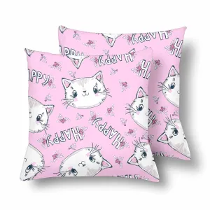 Kids Cartoon themed Pillow Cases printed with  cute kittens