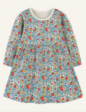 Kids Full Print Long Sleeve Princess Dress