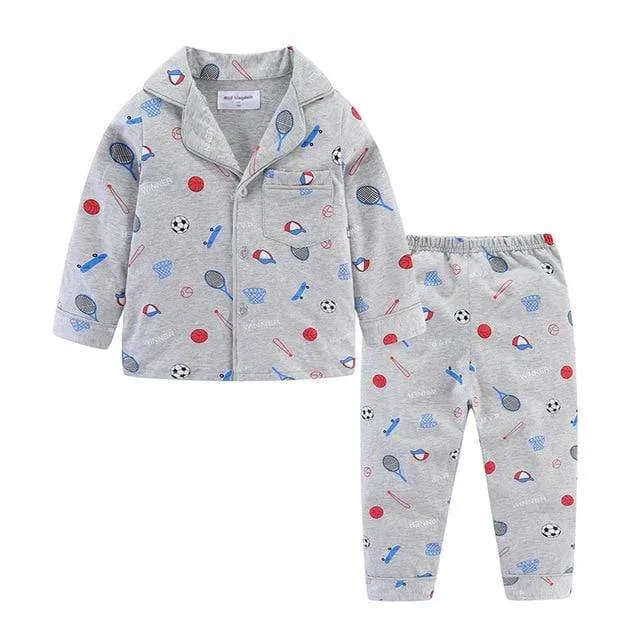 Kids Long Sleeve Pajamas Set