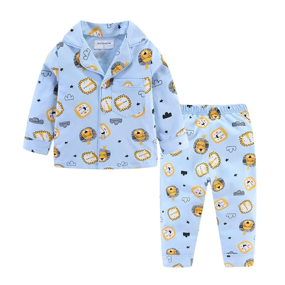 Kids Long Sleeve Pajamas Set