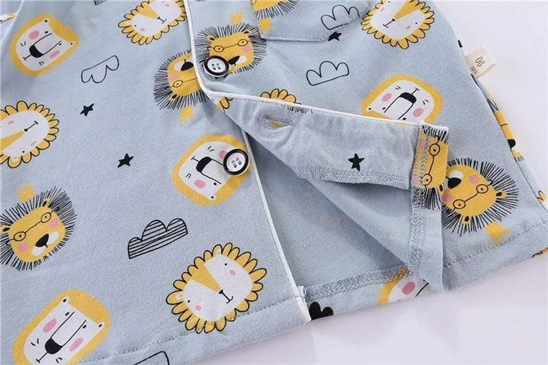Kids Long Sleeve Pajamas Set