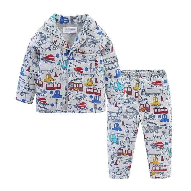 Kids Long Sleeve Pajamas Set