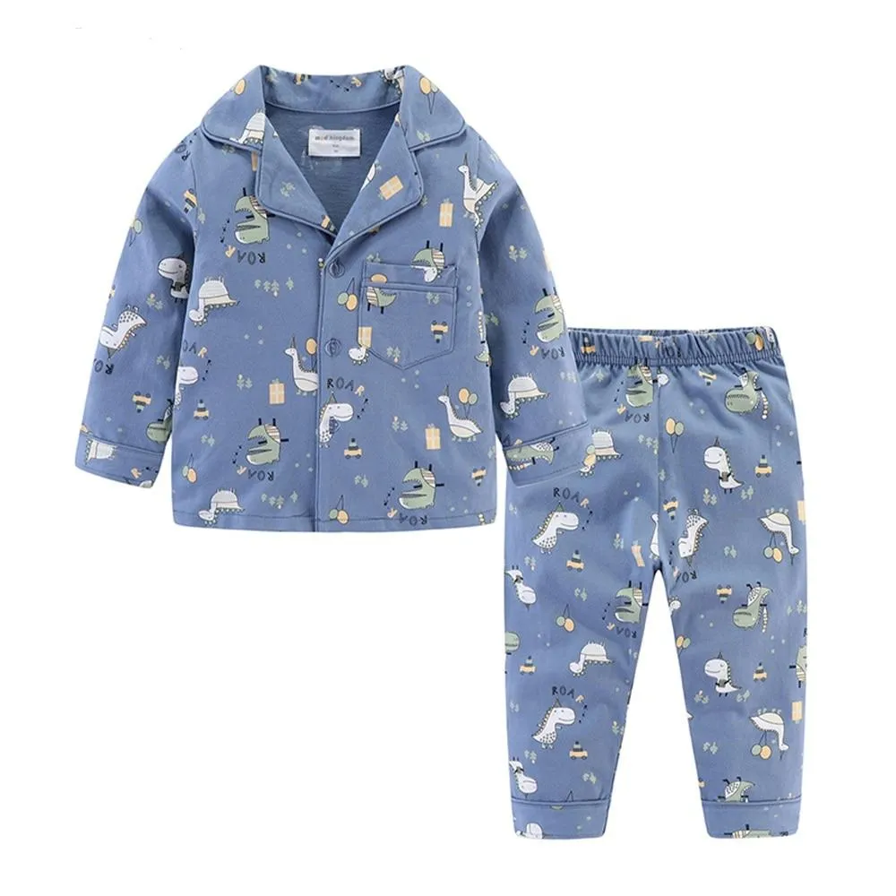 Kids Long Sleeve Pajamas Set