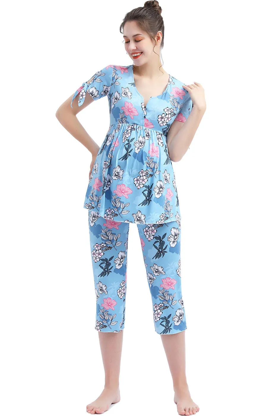 Kimi   Kai Maternity "Daya" Nursing Pajama Set