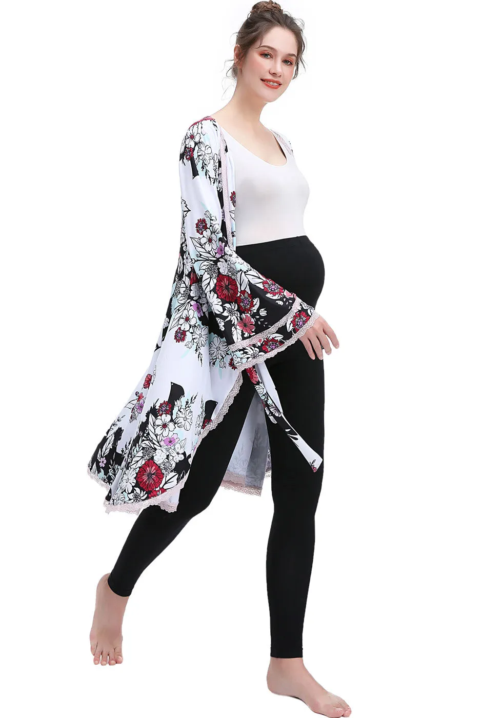 Kimi   Kai Maternity "Gini" Lounge Robe