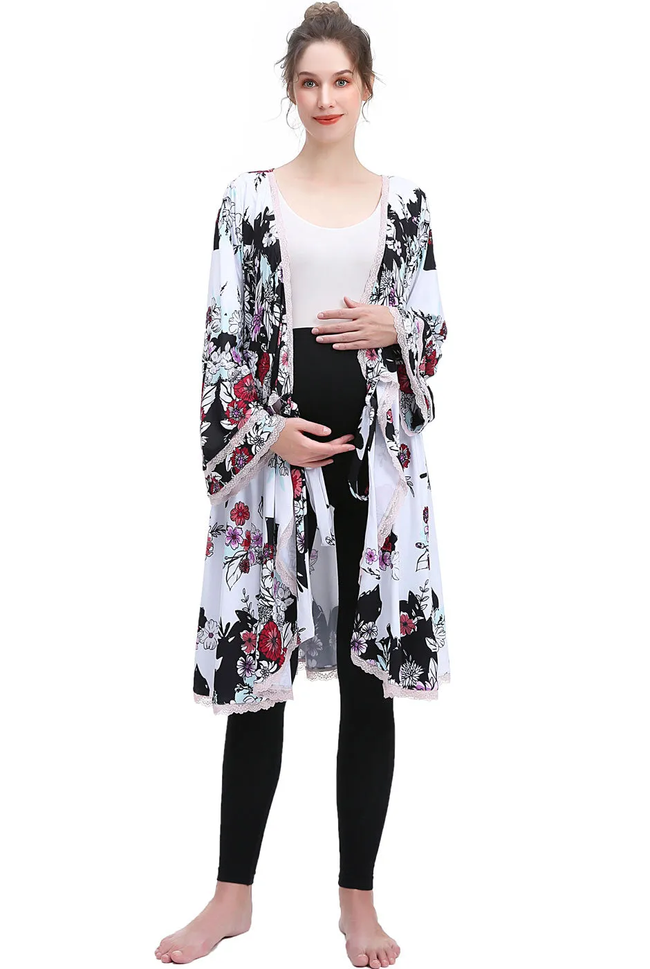 Kimi   Kai Maternity "Gini" Lounge Robe