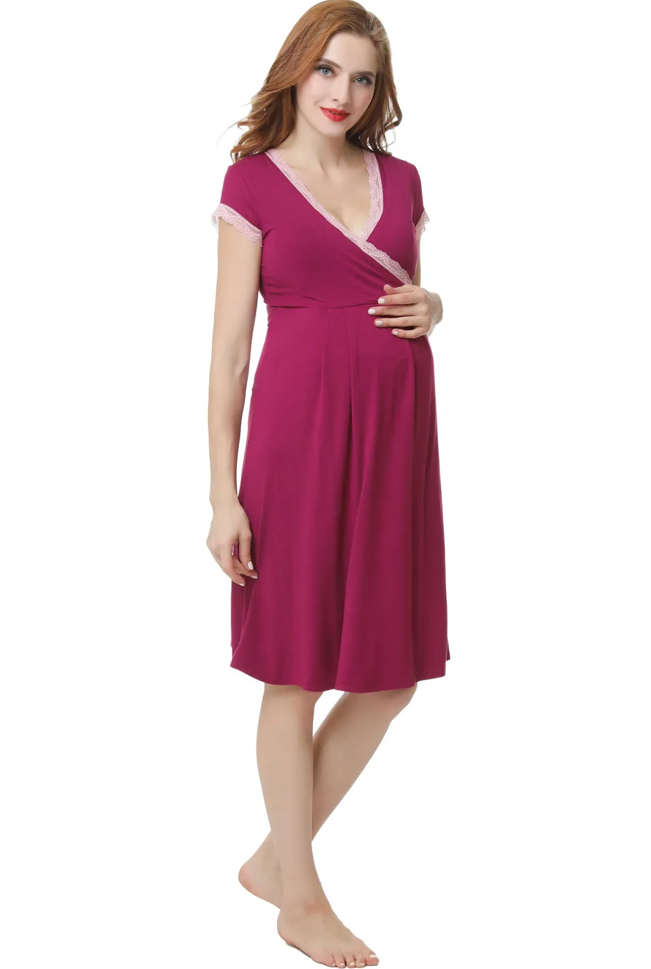 Kimi   Kai Maternity "Jenny" Nursing Nightgown