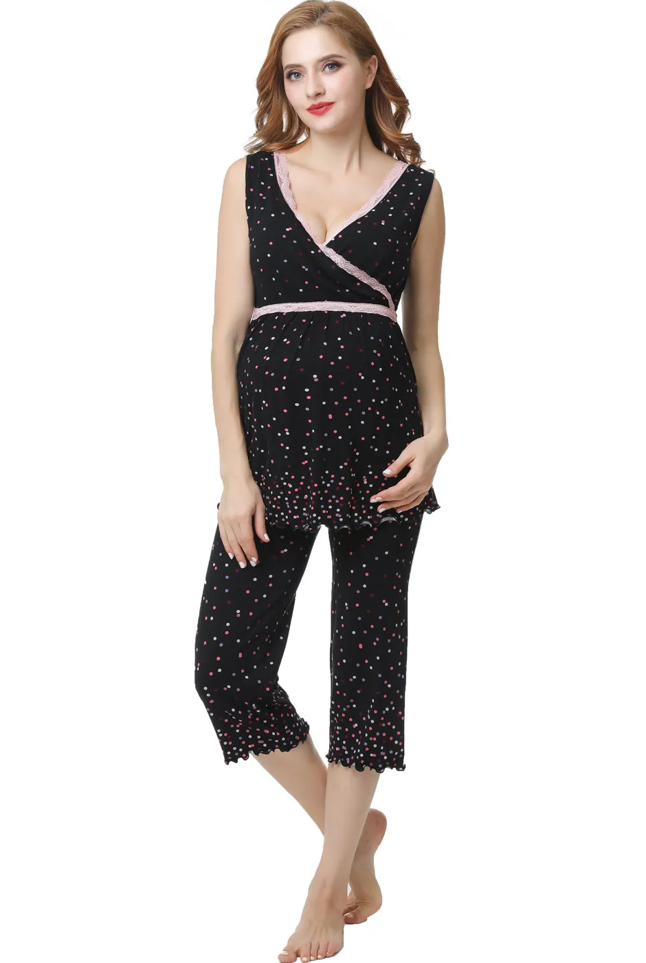Kimi   Kai Maternity "Joy" Nursing PJ Set