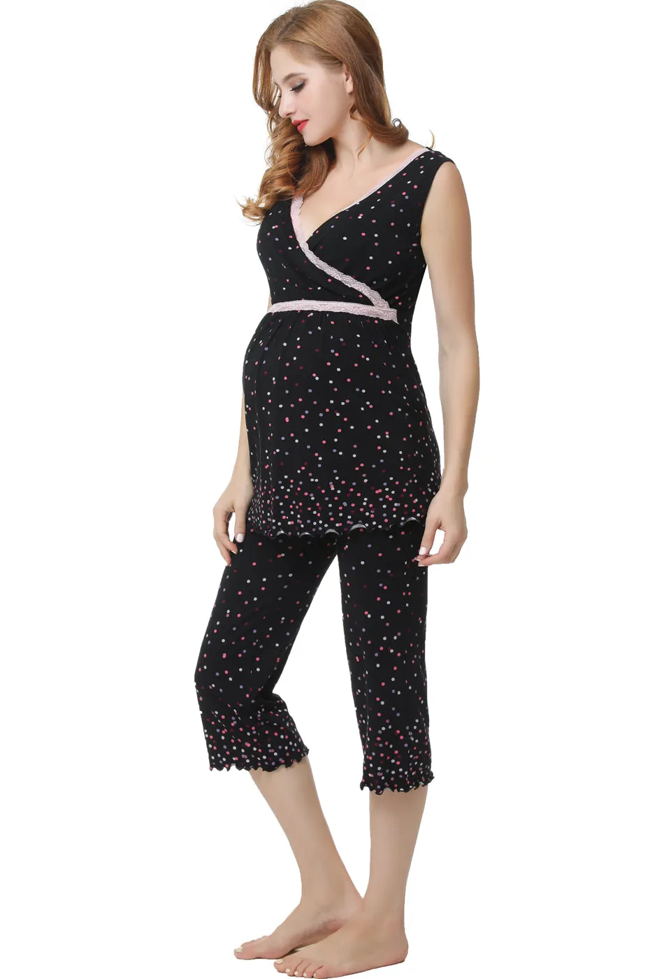 Kimi   Kai Maternity "Joy" Nursing PJ Set