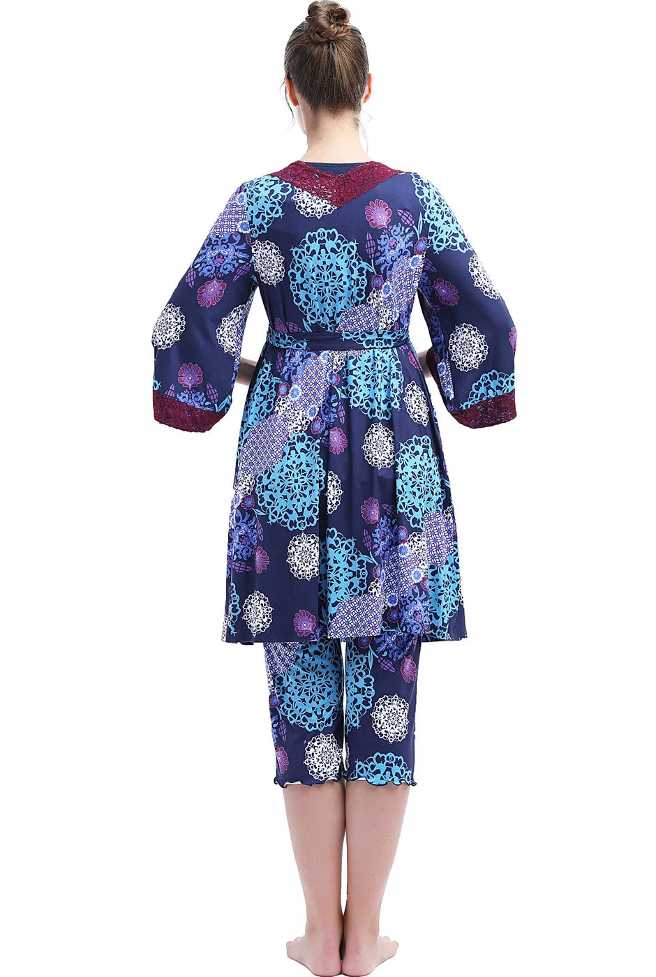Kimi   Kai Maternity "Natalie" Nursing Pajamas & Robe Set