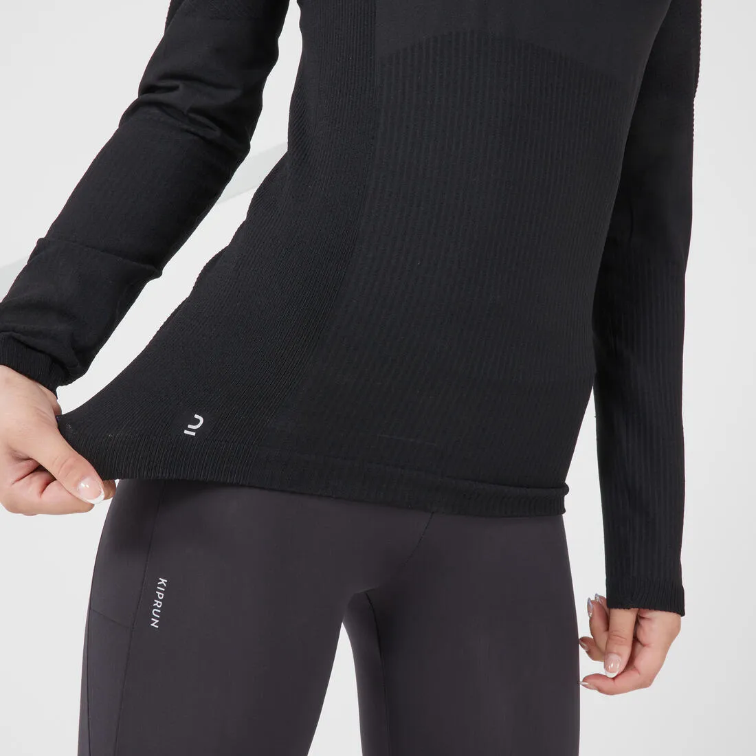 Kiprun Skincare Women’s Running T-shirt - Long-Sleeved - Seamless